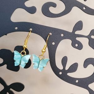 Blue Butterfly Earrings